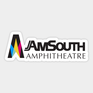 AmSouth Amphitheatre - Old School Nashville Sticker